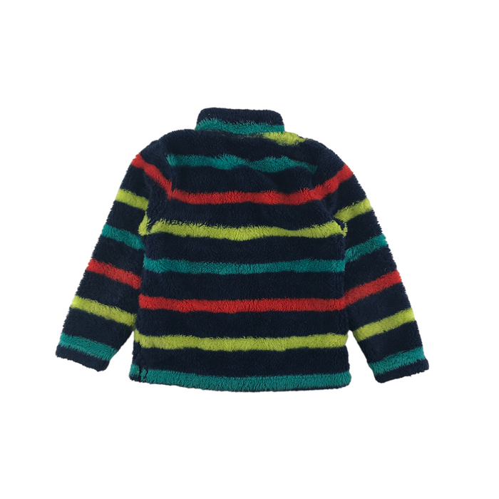Mountain Warehouse size 5 navy striped teddy fleece
