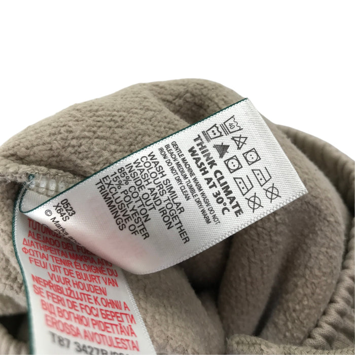 M&S 12-13 years beige joggers cotton polyester