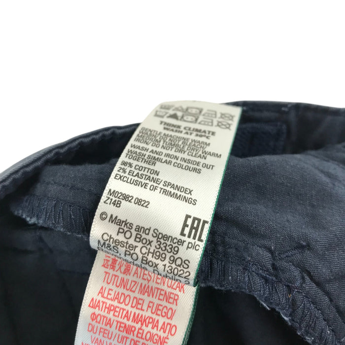 M&S 4-5 years navy plain shorts