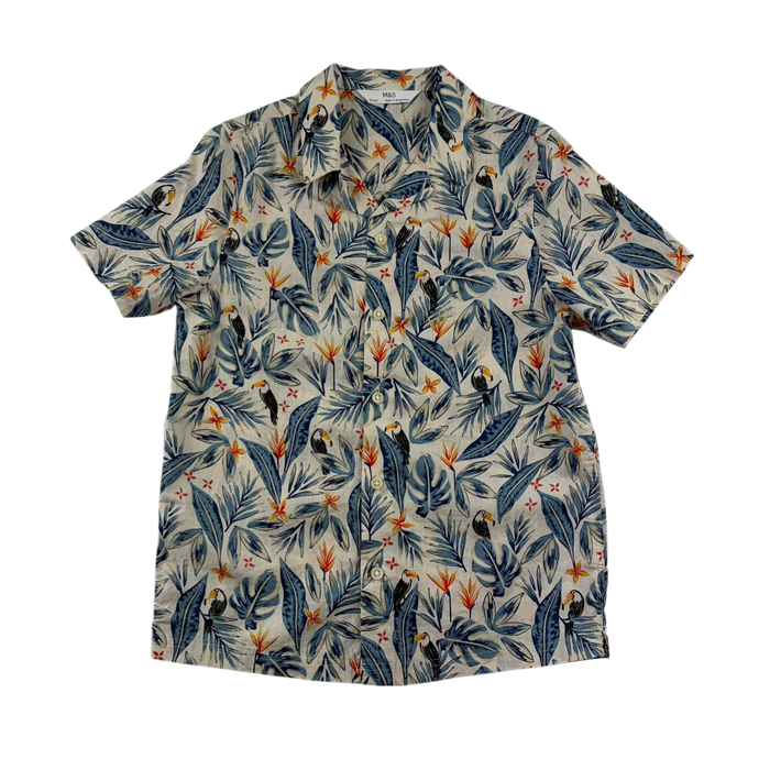 M&S 5-6 years floral shirt