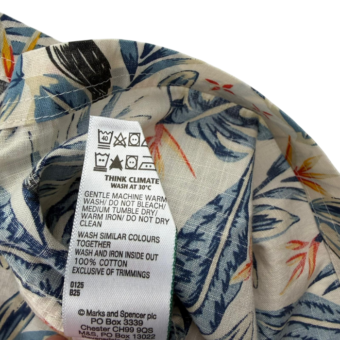 M&S 5-6 years floral shirt