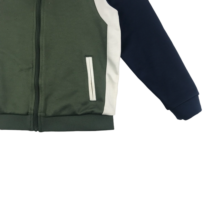 M&S 5-6 years khaki zipped sweatshirt