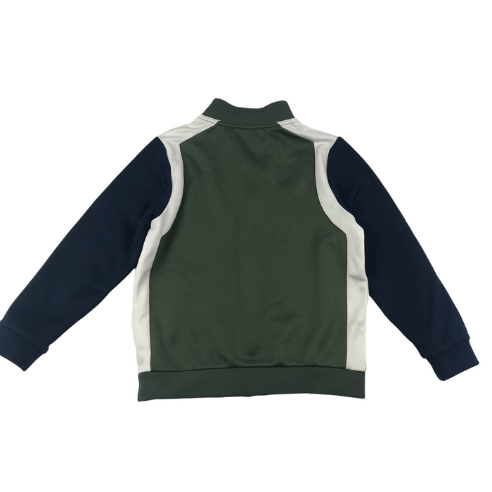 M&S 5-6 years khaki zipped sweatshirt