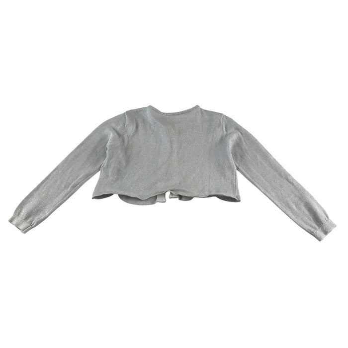 M&S 5-6 years silver knitwear bolero cardigan