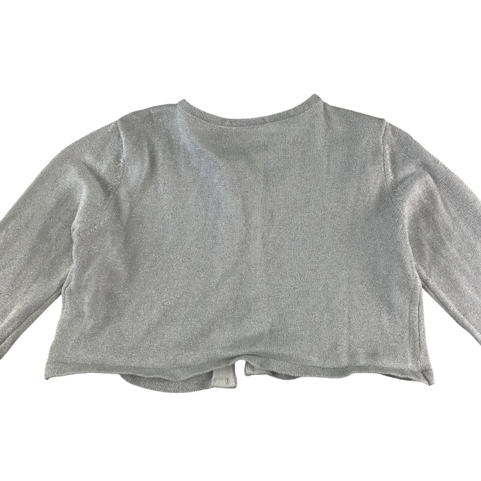 M&S 5-6 years silver knitwear bolero cardigan