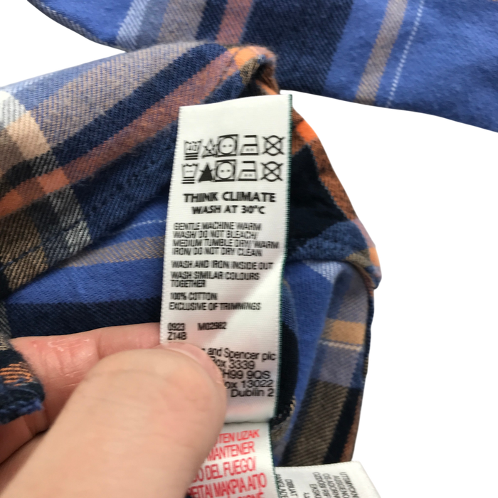 M&S 6-7 years blue shirt