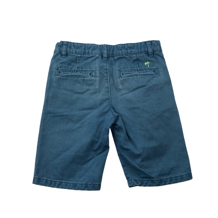 M&S 6 years turquoise blue cotton drill shorts