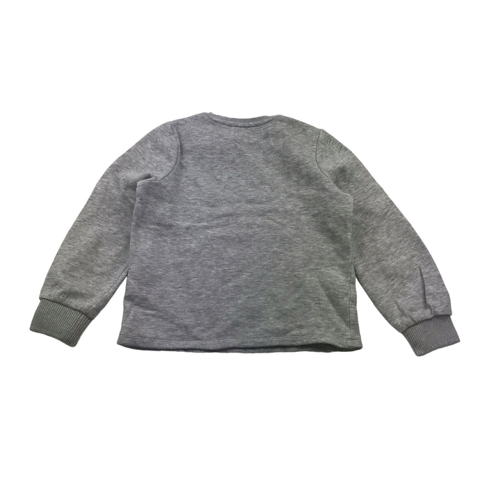 M&S 9 years grey sequin cheetah sweater