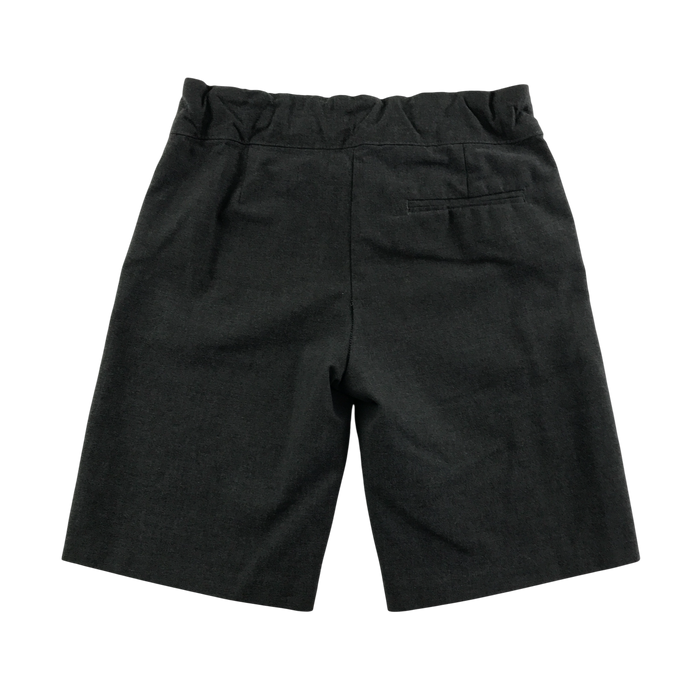 M&S grey girls button detail schools shorts