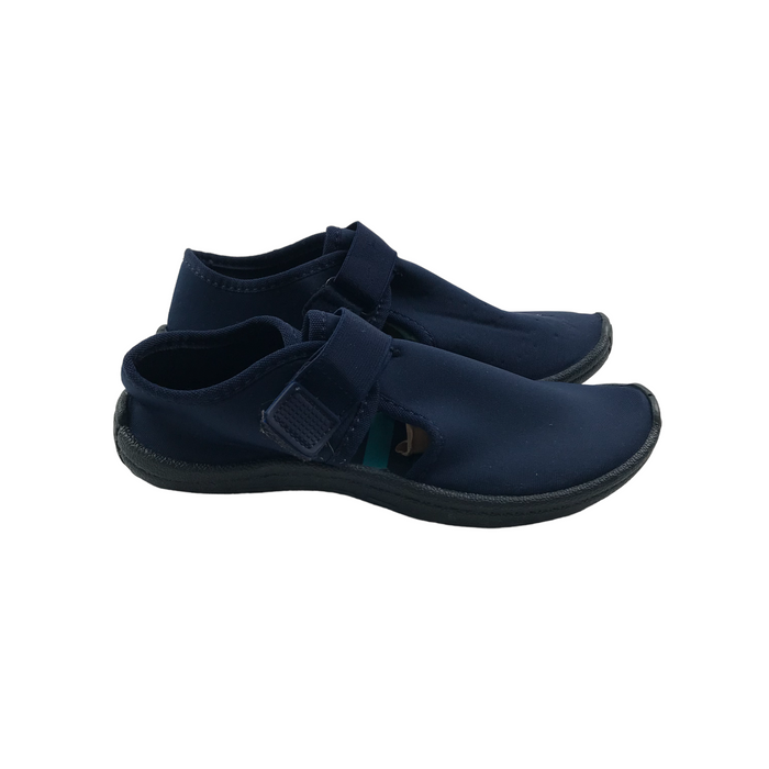 M&S size UK 1 navy aqua shoes