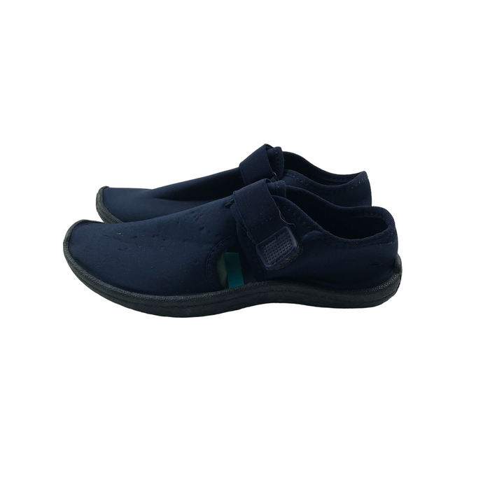 M&S size UK 1 navy aqua shoes