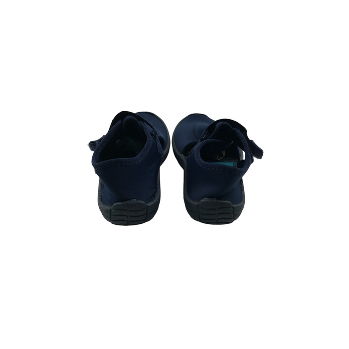 M&S size UK 1 navy aqua shoes