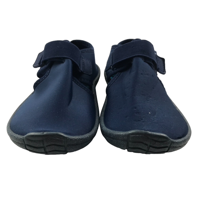 M&S size UK 1 navy aqua shoes