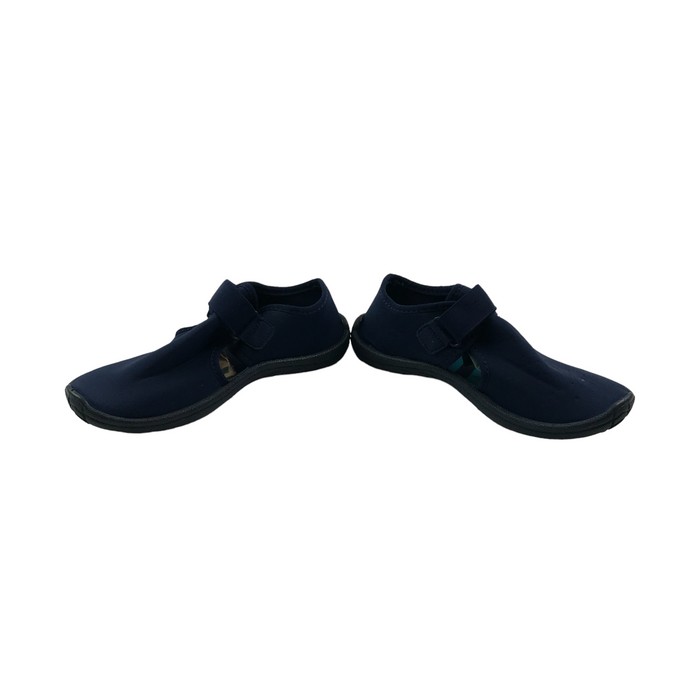 M&S size UK 1 navy aqua shoes