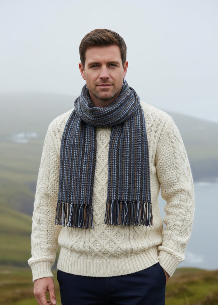 Mucros Alpaca Scarf | Multi Colour