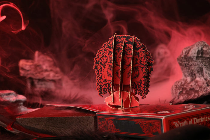 Wrath of Darkeness YGGDRASIL Edition 3D Pop-Up Tuck Box on a dark background