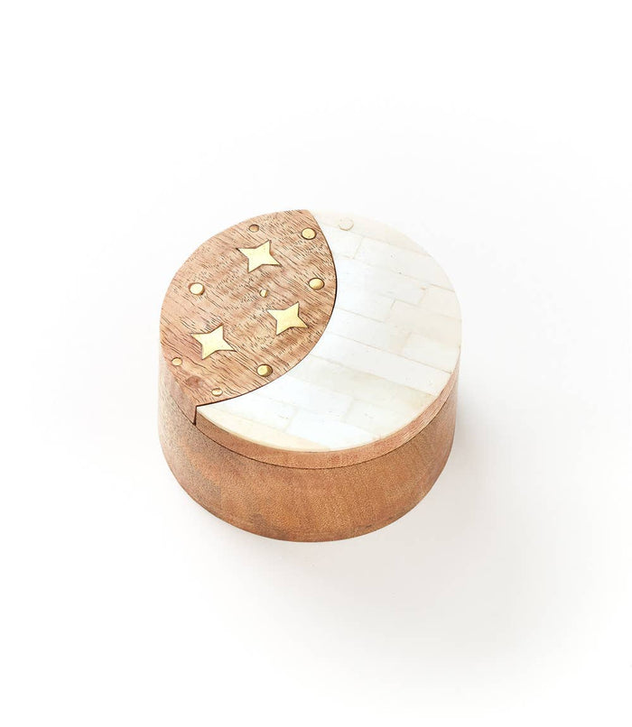 Nakshatra Mango Wood Spice Jar