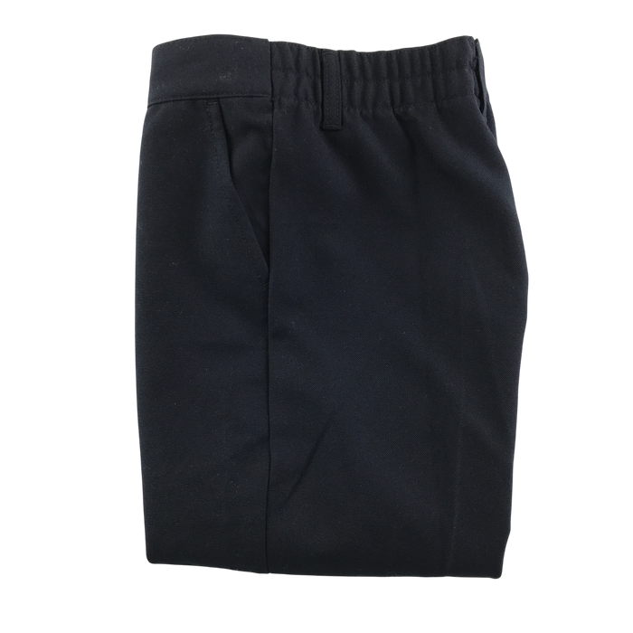 Navy boys elasticated waist school trousers