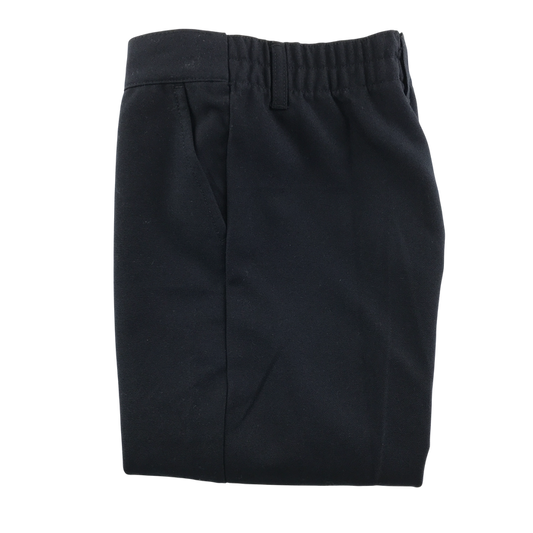 Navy boys elasticated waist school trousers
