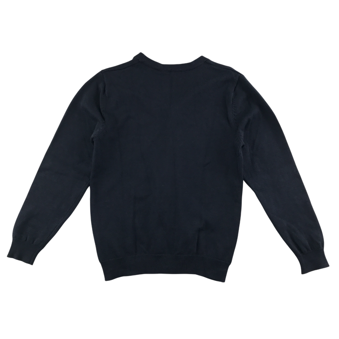 Navy girls plain school cardigan