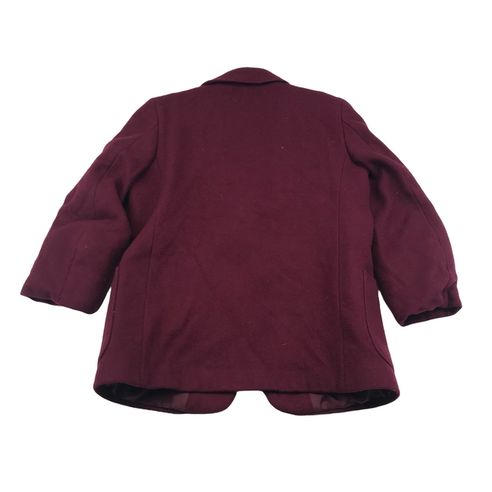 Netherlee Primary girls Burgundy Wool Mix Blazer