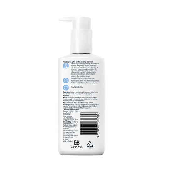 Neutrogena Ultra Gentle Creamy Face Cleanser 200ml