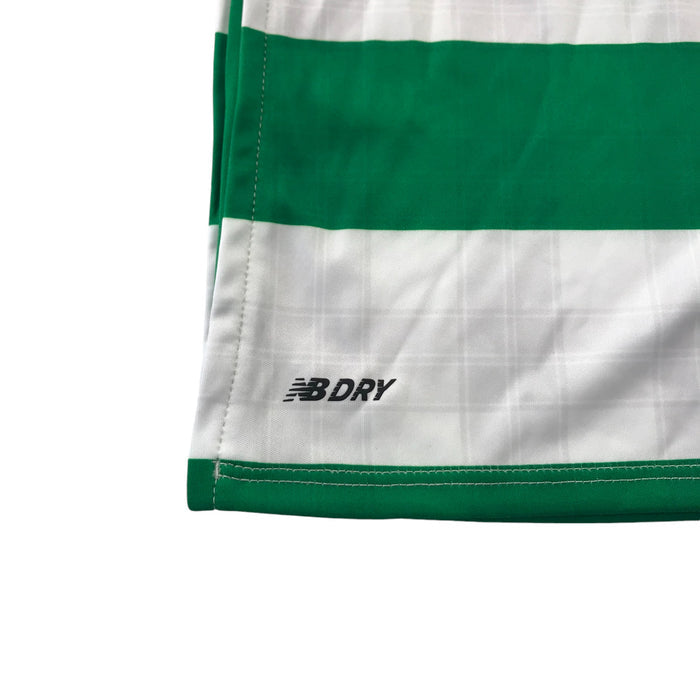 New Balance Celtic FC Football Strip adult size 2XL green and white stripy
