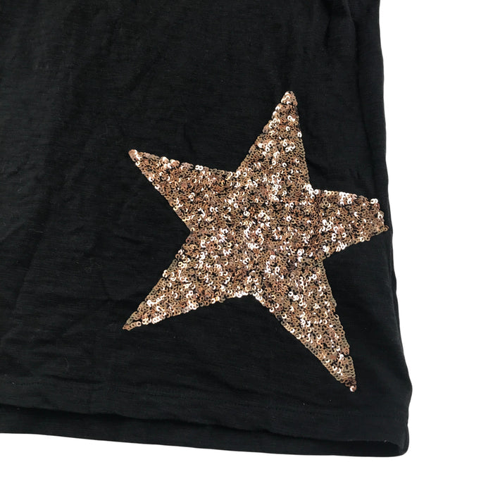 Next 10-11 years black sequin stars blouse