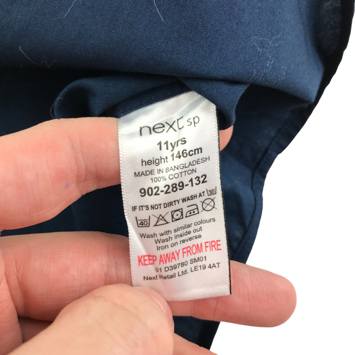 Next 10-11 years navy print shirt