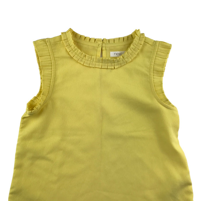 Next 4-5 years yellow sleeveless top