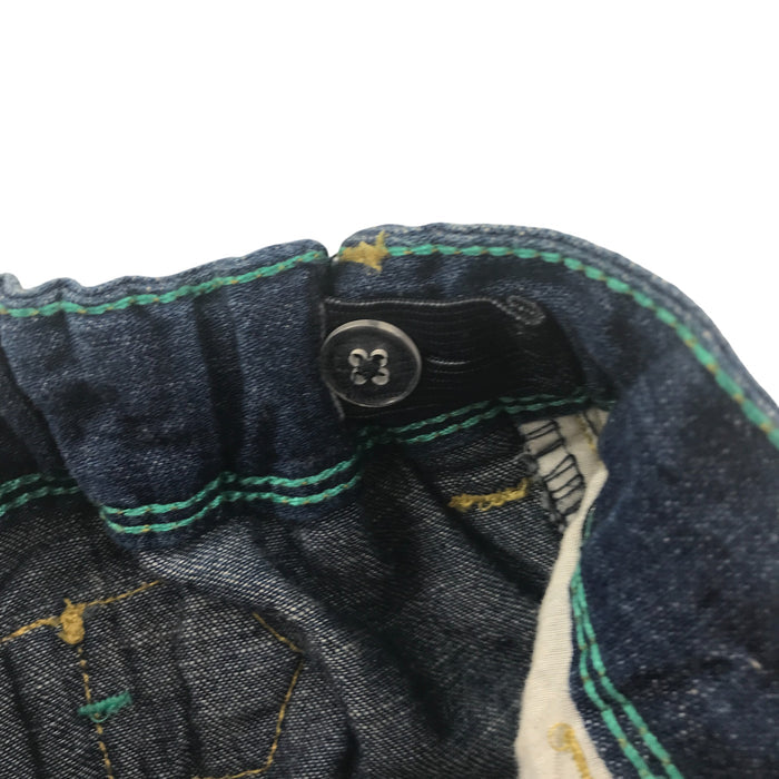 Next 5-6 years blue denim with adjustable waist cotton shorts