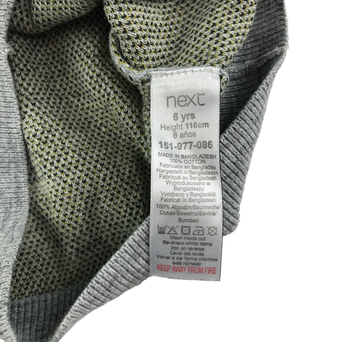 Next 5-6 years grey with lighting jumper