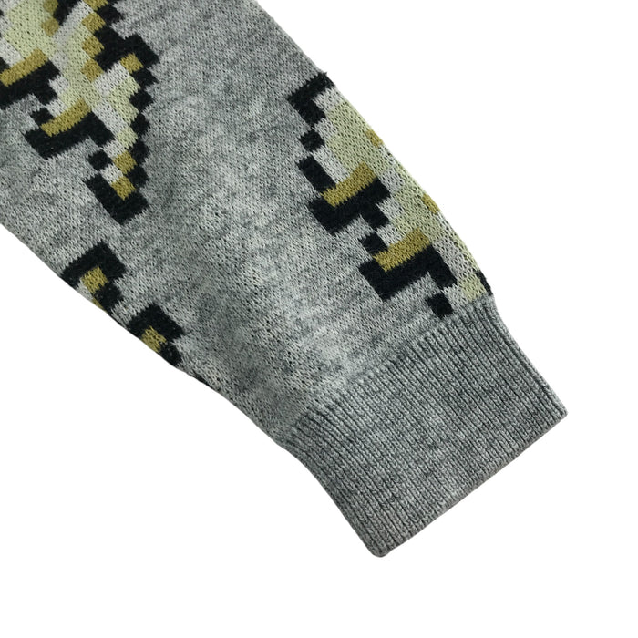 Next 5-6 years grey with lighting jumper