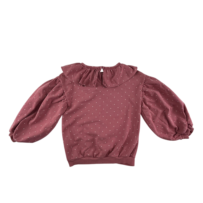 Next 5-6 years pink polka sweater