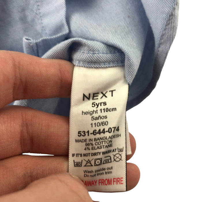 Next 5 years light blue buttoned shirt