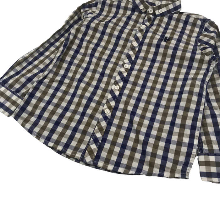 Next 5 years navy and brown checked shirt age