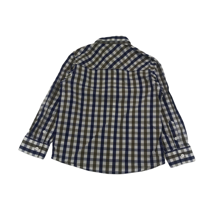 Next 5 years navy and brown checked shirt age