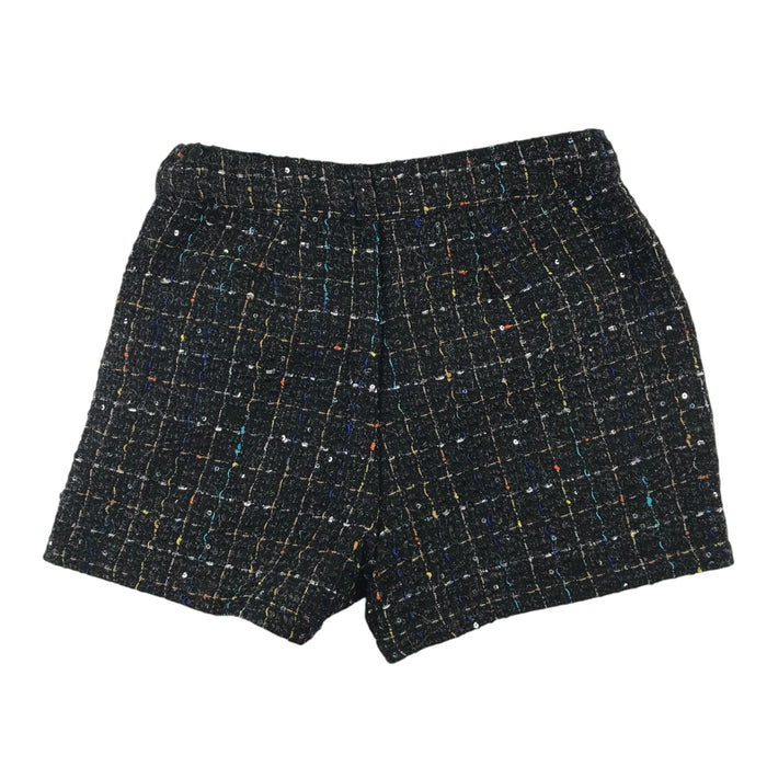 Next 6 years black shorts polyester nylon wool metallised fibre cotton