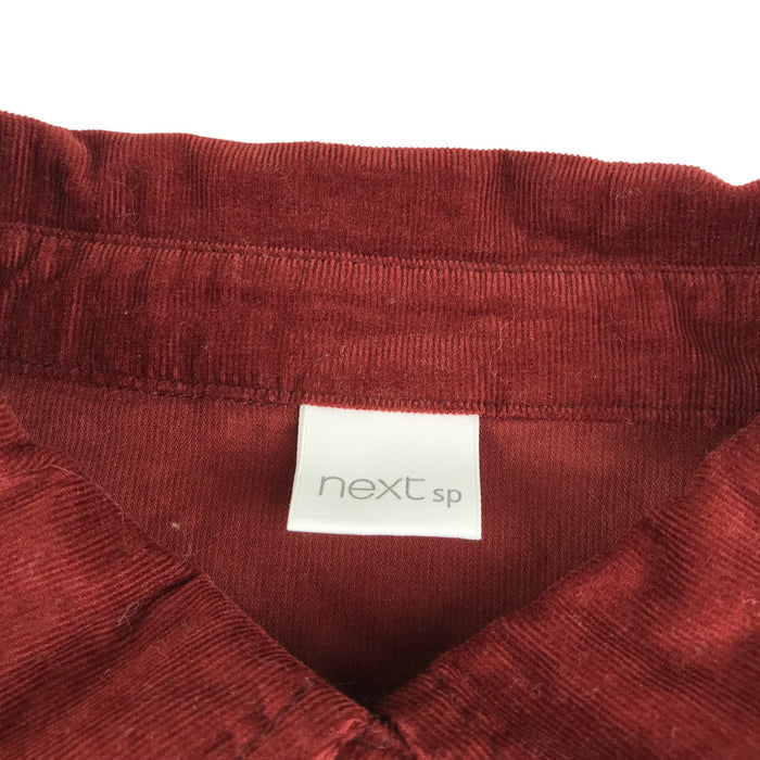 Next 7-8 years burnt redish brown corduroy buttoned shirt