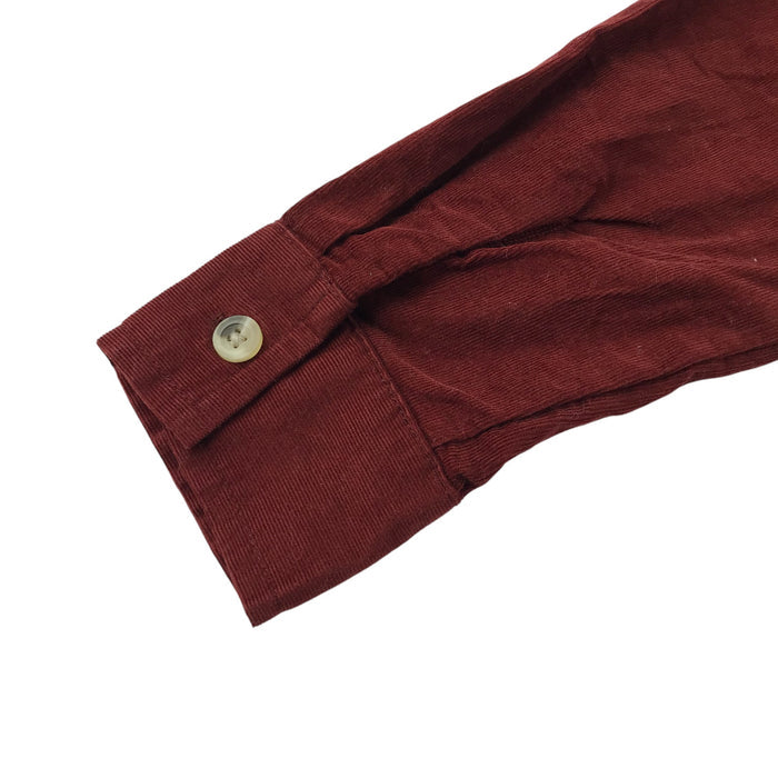 Next 7-8 years burnt redish brown corduroy buttoned shirt