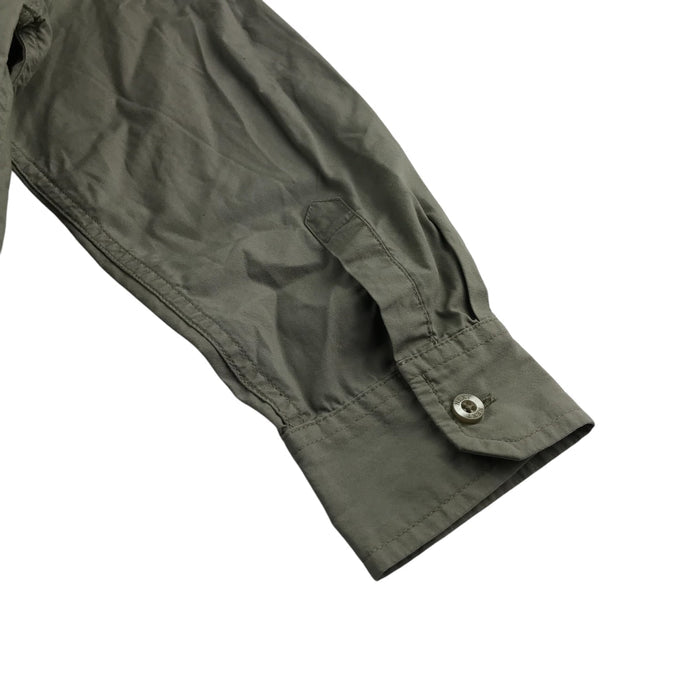 Next 7-8 years khaki with embroidered patches cargo cotton shirt