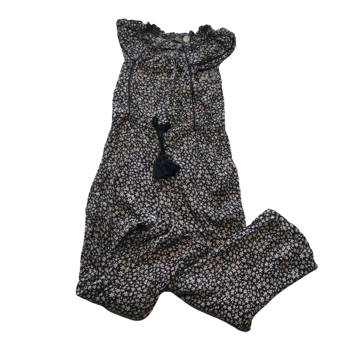 Next 7-8 years navy blue floral jumpsuit