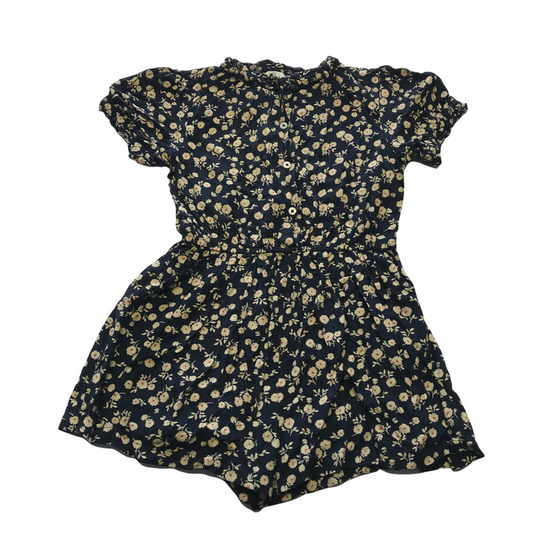 Next 7-8 years navy floral playsuit