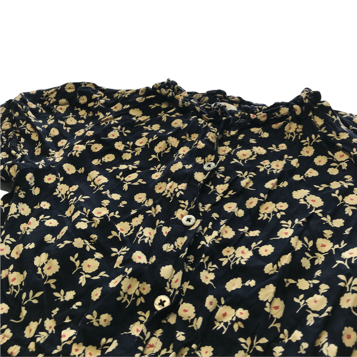 Next 7-8 years navy floral playsuit