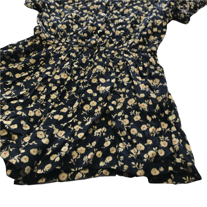 Next 7-8 years navy floral playsuit
