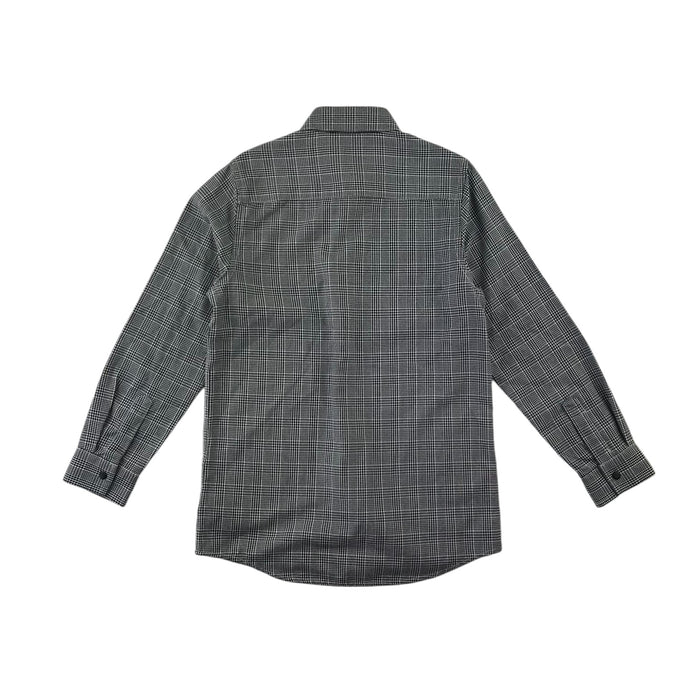Next 7 years black and white houndstooth press buttoned cotton shirt