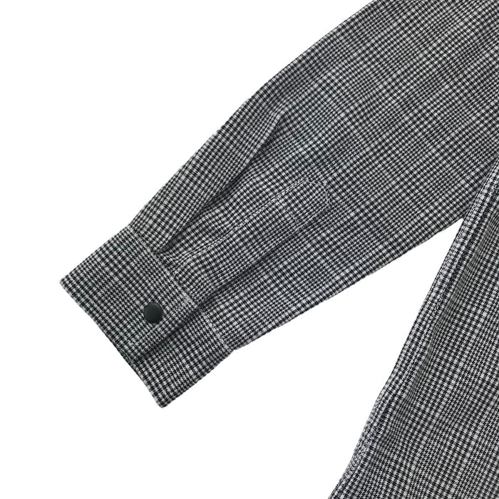 Next 7 years black and white houndstooth press buttoned cotton shirt