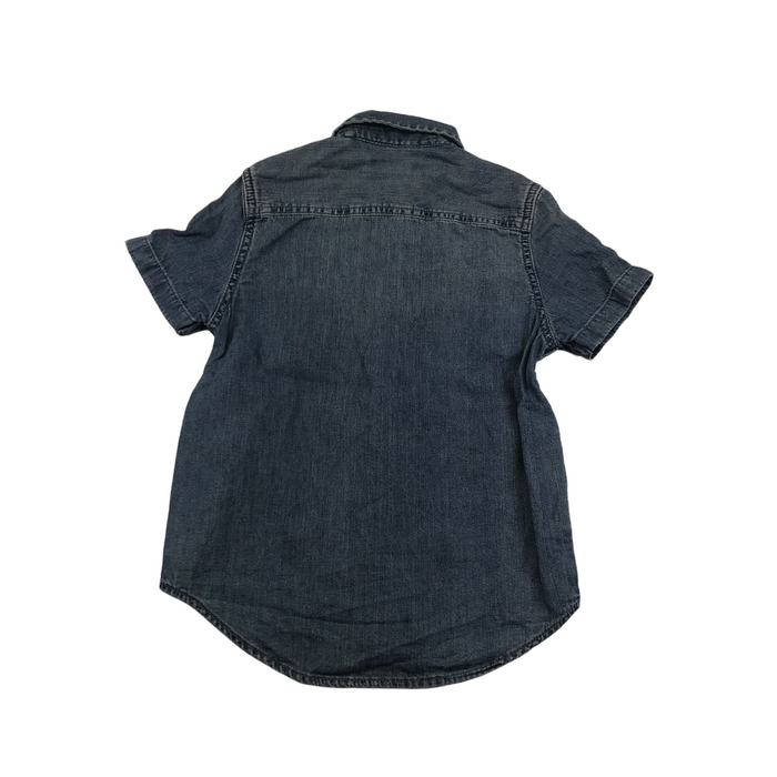 Next 7 years blue short sleeve denim shirt