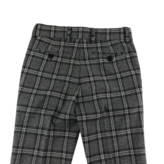 Next 8-9 years grey check tailored  trousers