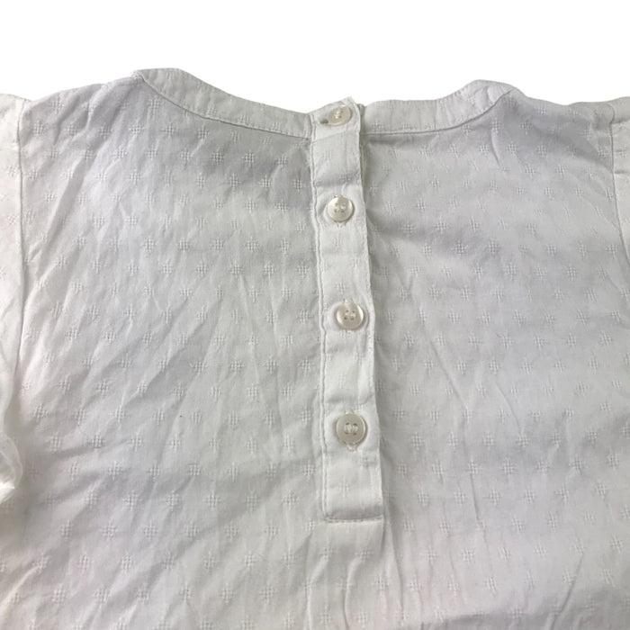 Next 8-9 years years white butterfly frills blouse